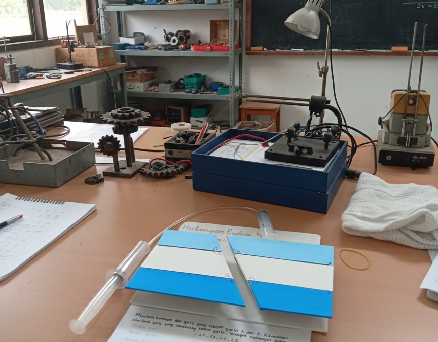 Mahasiswa Pendidikan Matematika UAA Kembangkan Alat Peraga Sifat Sudut Pada Garis Sejajar Berbasis STEM